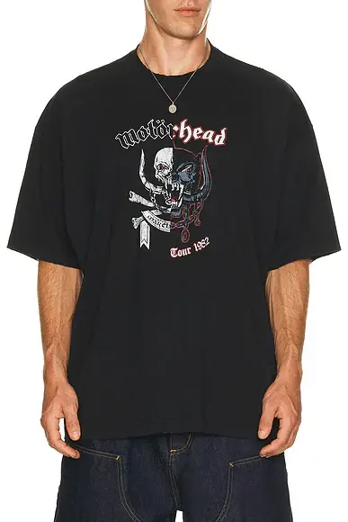 Vetements X Motorhead Double Graphic Cut-up T-shirt | Image 1 Vetements X Motorhead Double Graphic Cut-up T-shirt | Image 1