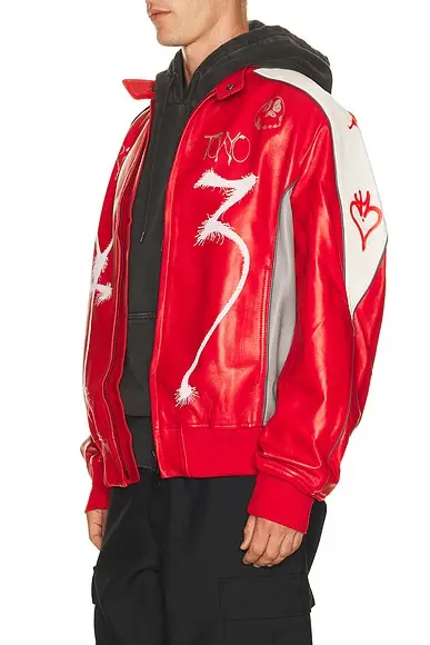 Y-3 Gfx Leather Jacket | Thumbnail 2 Y-3 Gfx Leather Jacket | Thumbnail 2
