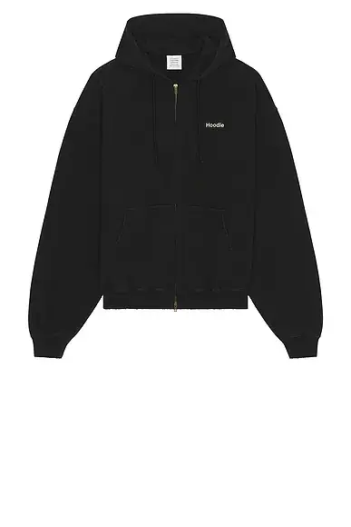 Vetements Embroidered Definition Zip-Up Hoodie | Thumbnail 5
