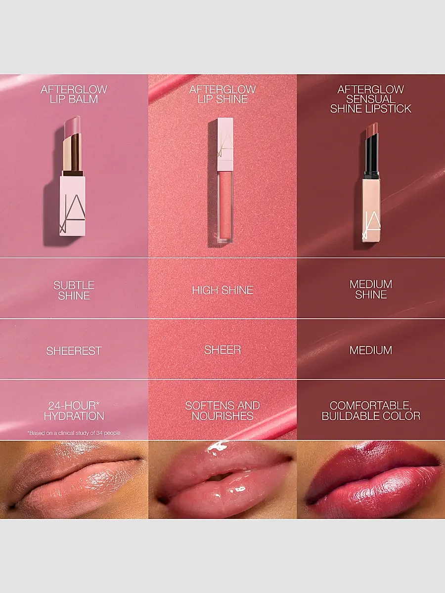 NARS Women's Afterglow Lipshine Hydrating Lip Gloss | Thumbnail 9 NARS Women's Afterglow Lipshine Hydrating Lip Gloss | Thumbnail 9