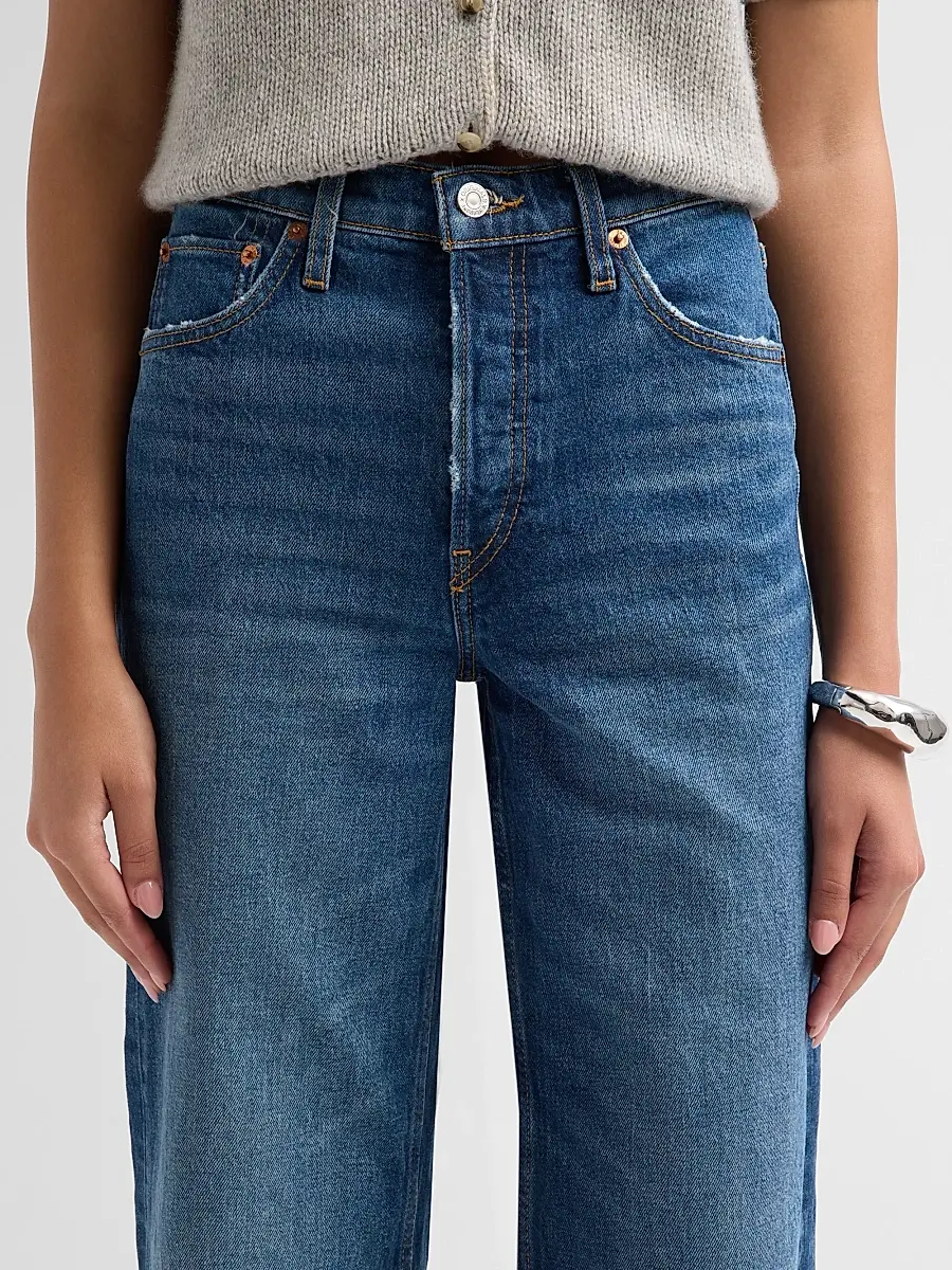 RE/DONE Women's High-Rise Wide-Leg Jeans | Thumbnail 5 RE/DONE Women's High-Rise Wide-Leg Jeans | Thumbnail 5