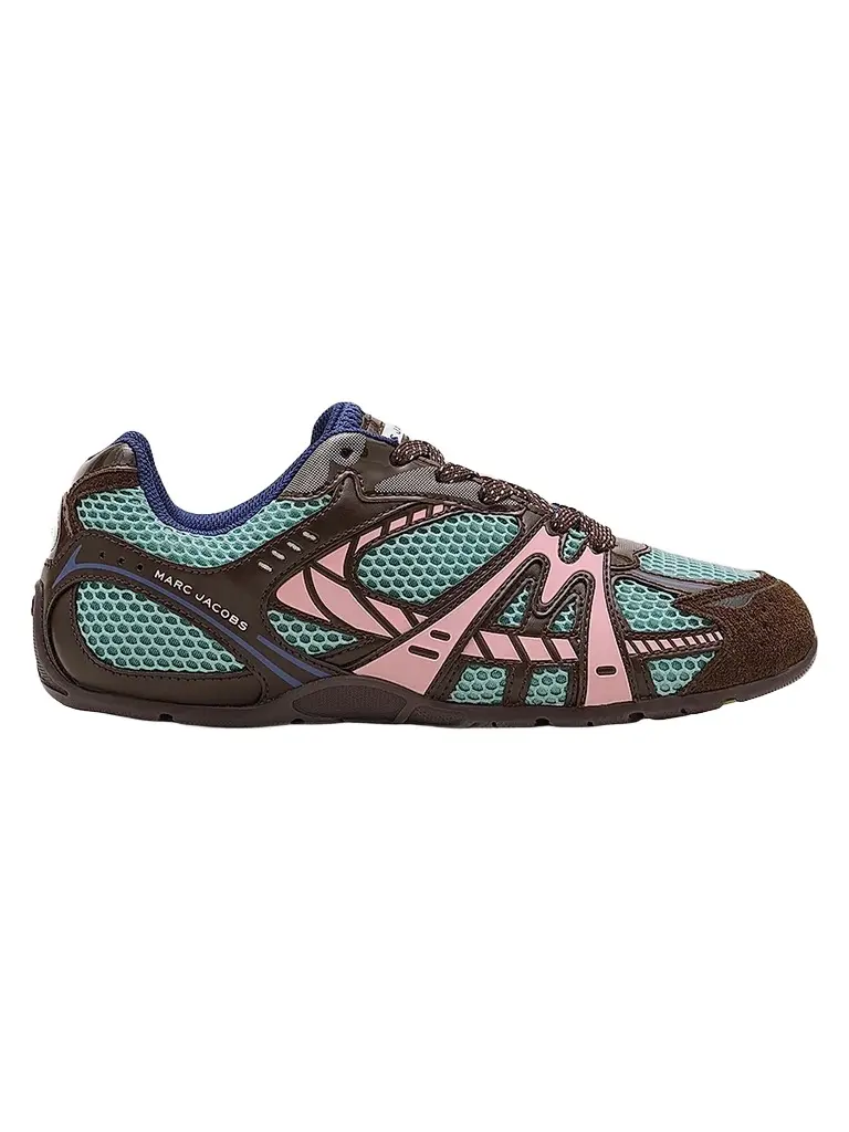 Marc Jacobs Women's The 72 Spring Sneakers - Sky Blue Multi | Image 1 Marc Jacobs Women's The 72 Spring Sneakers - Sky Blue Multi | Image 1