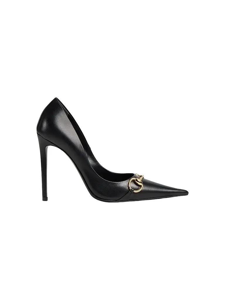 Gucci Women's Donna 110MM Leather Pumps - Nero | Image 1 Gucci Women's Donna 110MM Leather Pumps - Nero | Image 1