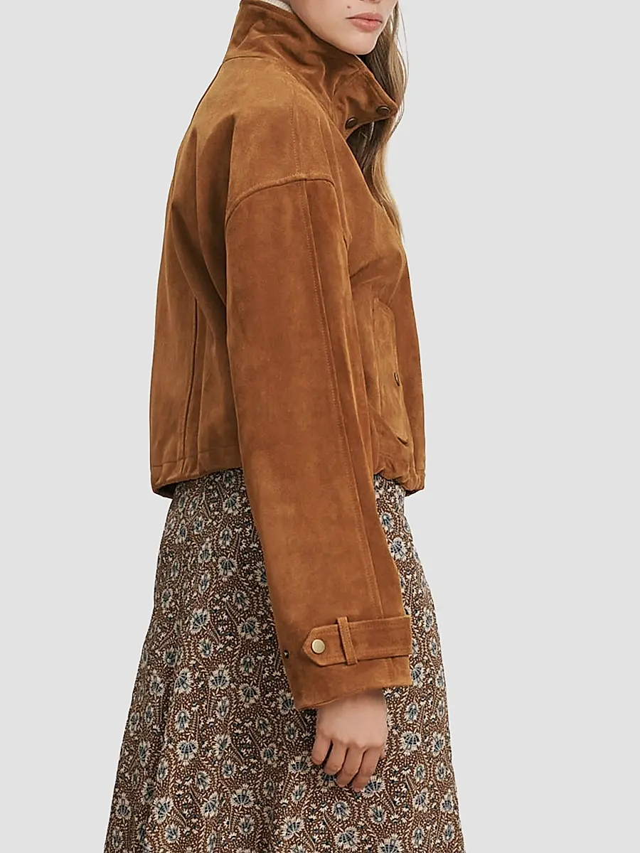 Veronica Beard Women's Bateman Suede Jacket | Thumbnail 5