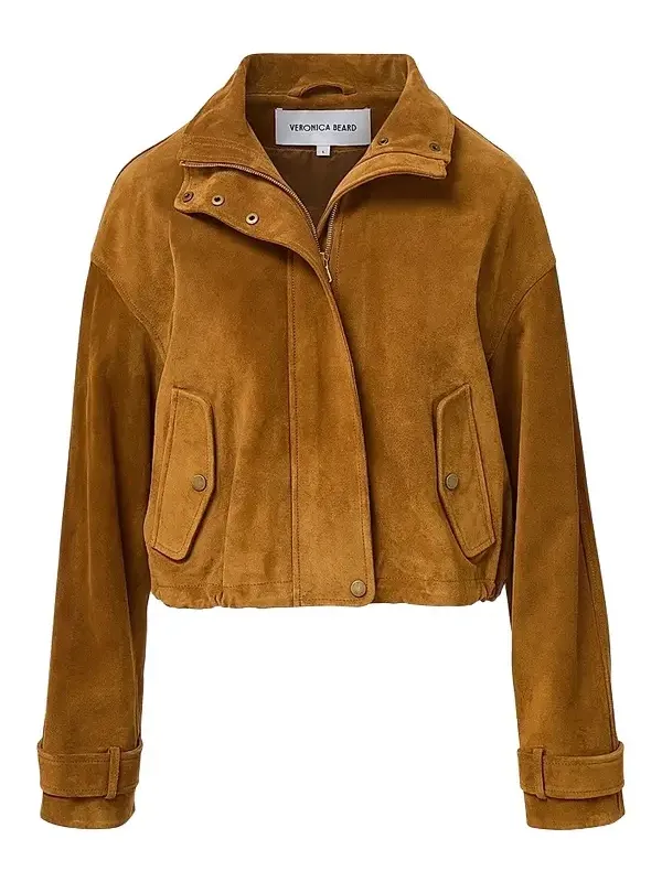 Veronica Beard Women's Bateman Suede Jacket