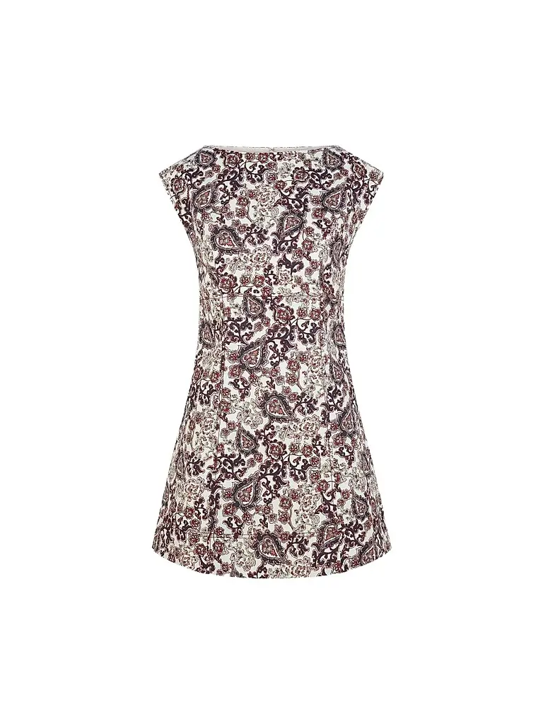 Hill House Home Women's The Rhiannon Dress - Chedworth Paisley Brown | Image 1 Hill House Home Women's The Rhiannon Dress - Chedworth Paisley Brown | Image 1