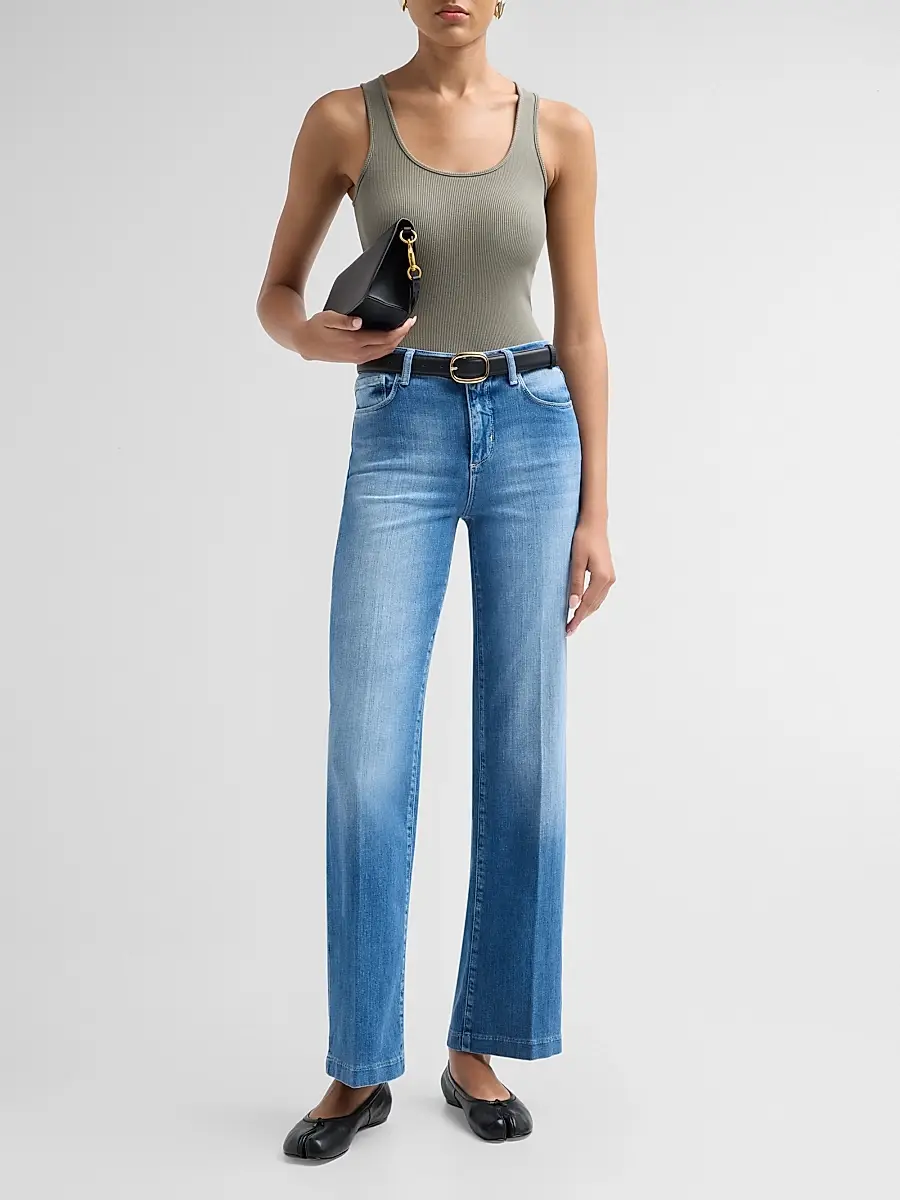 L'Agence Women's Adira Rib-Knit Tank | Thumbnail 2 L'Agence Women's Adira Rib-Knit Tank | Thumbnail 2