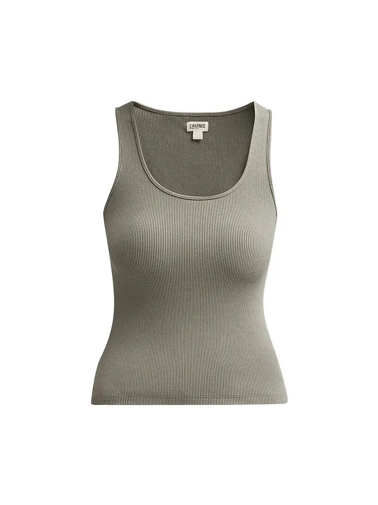 L'Agence Women's Adira Rib-Knit Tank