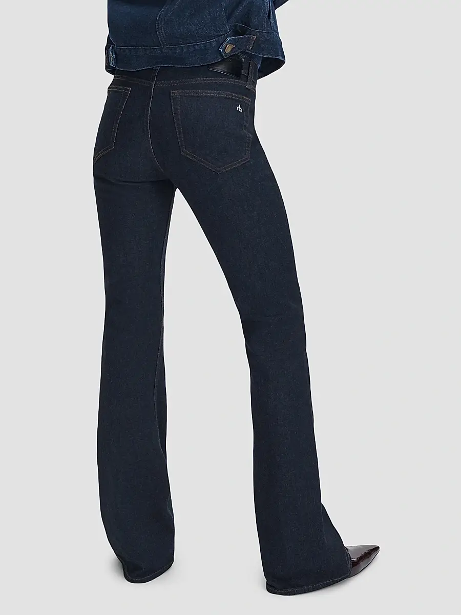 rag & bone Women's Kinsley Low-Rise Full Bootcut Jeans | Thumbnail 3 rag & bone Women's Kinsley Low-Rise Full Bootcut Jeans | Thumbnail 3