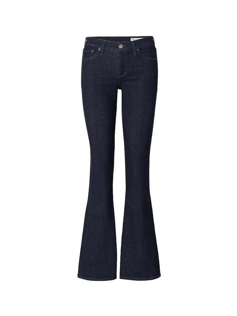 rag & bone Women's Kinsley Low-Rise Full Bootcut Jeans
