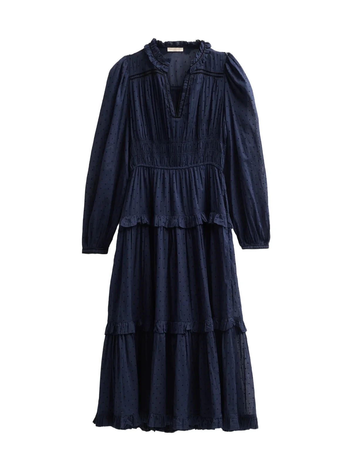 Women's Ardelle Clip Dot Cotton Midi-Dress