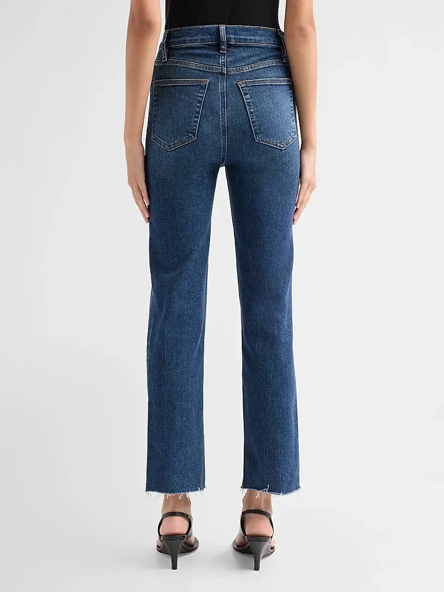 Frame Women's Le Sleek High-Rise Straight Jeans | Thumbnail 3