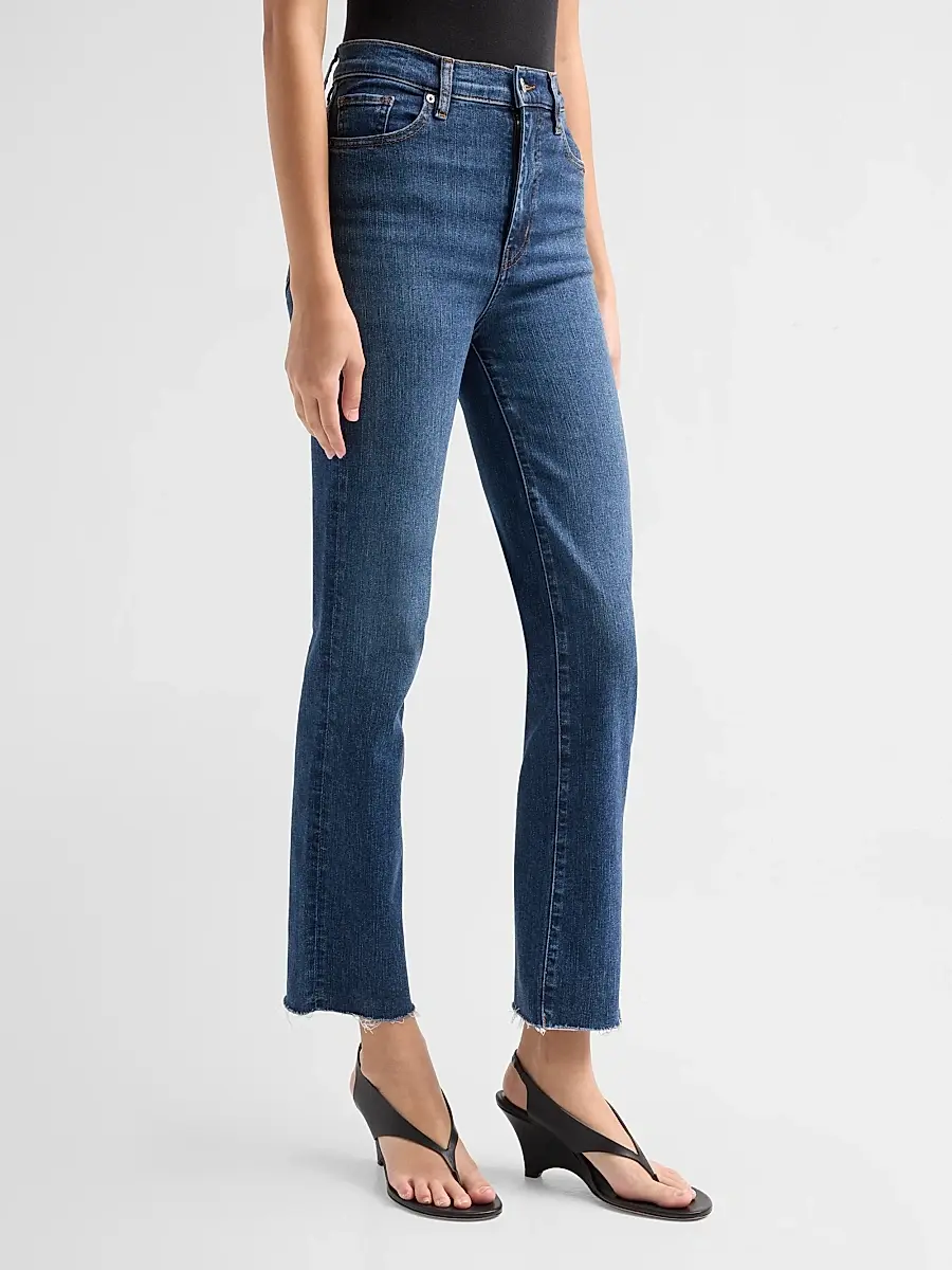 Frame Women's Le Sleek High-Rise Straight Jeans | Thumbnail 4