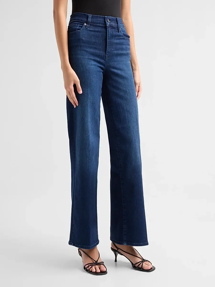 Frame Women's Le Slim High-Rise Palazzo Jeans | Thumbnail 4 Frame Women's Le Slim High-Rise Palazzo Jeans | Thumbnail 4