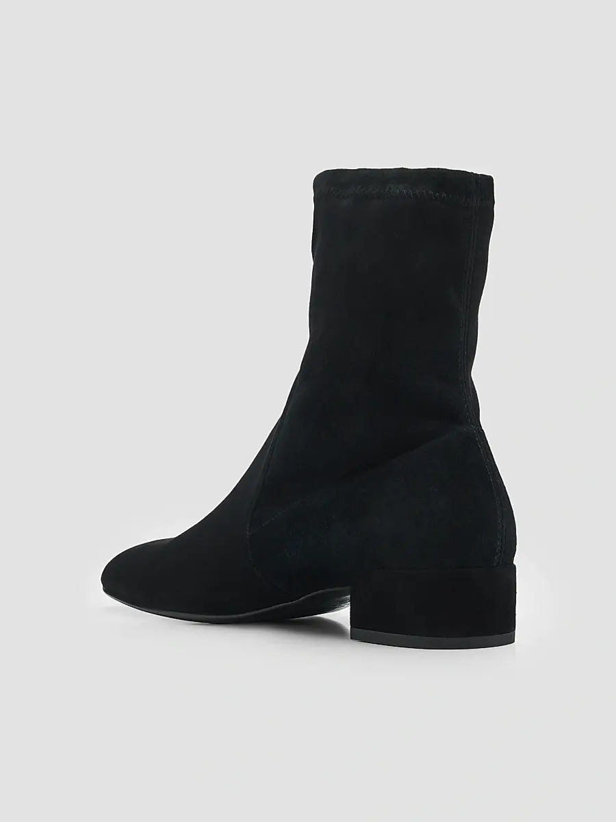 Stuart Weitzman Women's Bacari 25MM Suede Ankle Boots | Thumbnail 4 Stuart Weitzman Women's Bacari 25MM Suede Ankle Boots | Thumbnail 4