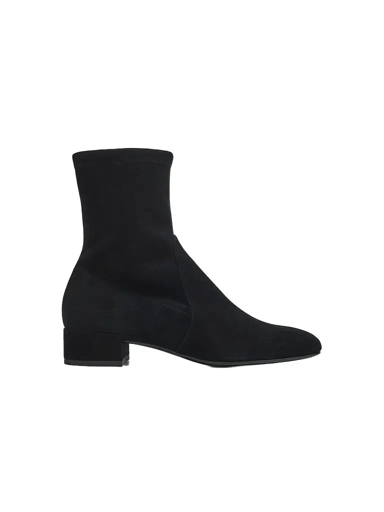 Stuart Weitzman Women's Bacari 25MM Suede Ankle Boots - Black | Image 1 Stuart Weitzman Women's Bacari 25MM Suede Ankle Boots - Black | Image 1