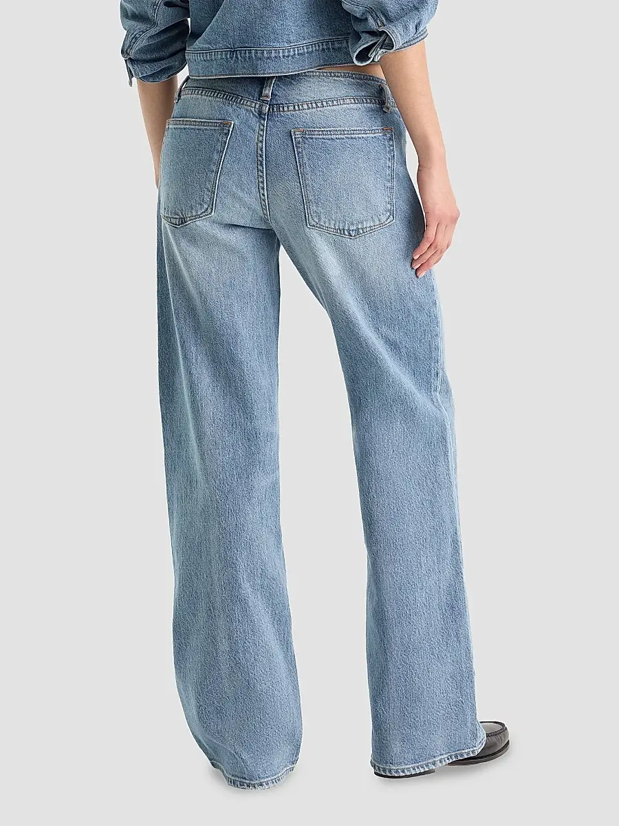 GOOD AMERICAN Women's Ghost Waist Low Loose Jeans | Thumbnail 3 GOOD AMERICAN Women's Ghost Waist Low Loose Jeans | Thumbnail 3