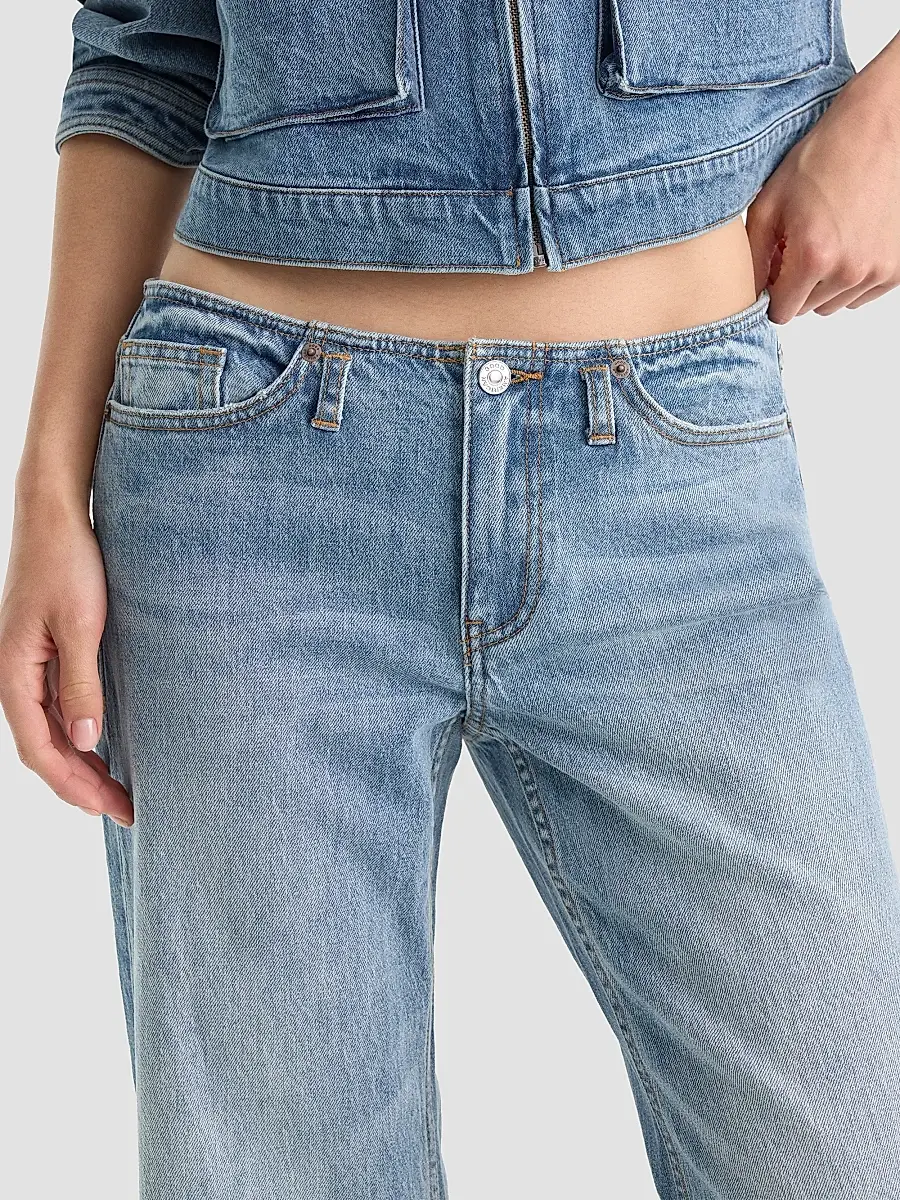 GOOD AMERICAN Women's Ghost Waist Low Loose Jeans | Thumbnail 5 GOOD AMERICAN Women's Ghost Waist Low Loose Jeans | Thumbnail 5