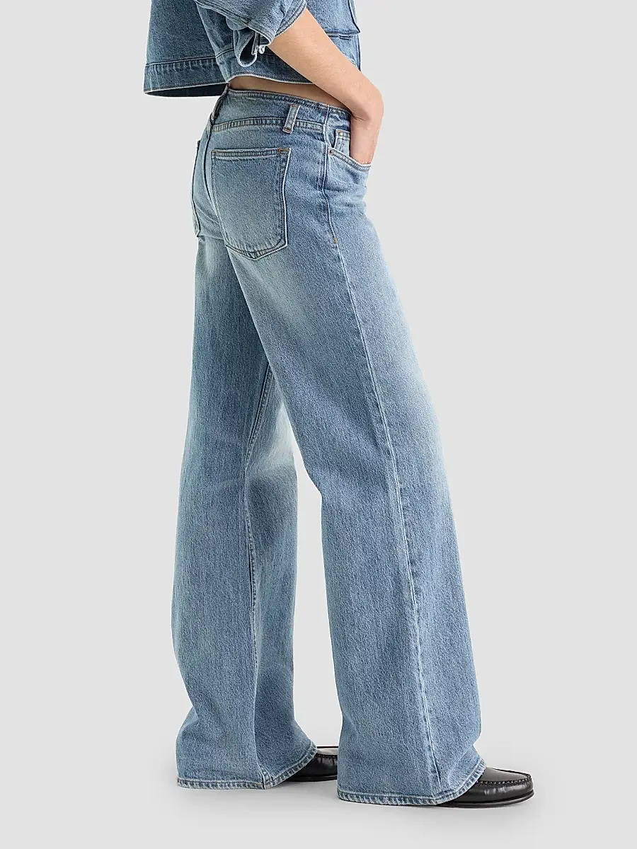 GOOD AMERICAN Women's Ghost Waist Low Loose Jeans | Thumbnail 7 GOOD AMERICAN Women's Ghost Waist Low Loose Jeans | Thumbnail 7