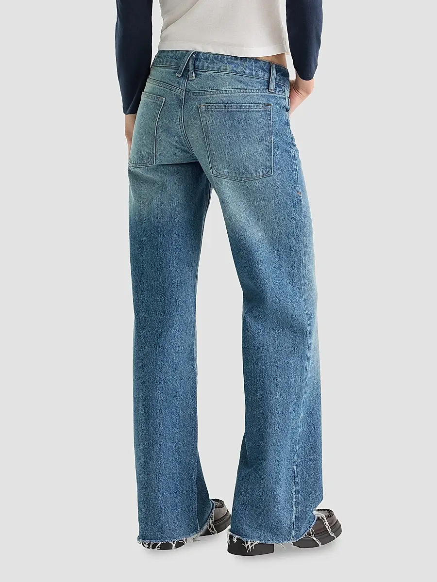 GOOD AMERICAN Women's Vintage Low Loose Jeans | Thumbnail 3 GOOD AMERICAN Women's Vintage Low Loose Jeans | Thumbnail 3