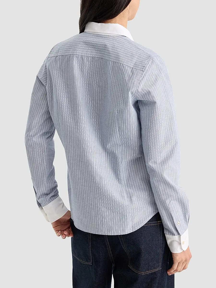 GOOD AMERICAN Women's The Oxford Contrast Shirt | Thumbnail 3 GOOD AMERICAN Women's The Oxford Contrast Shirt | Thumbnail 3