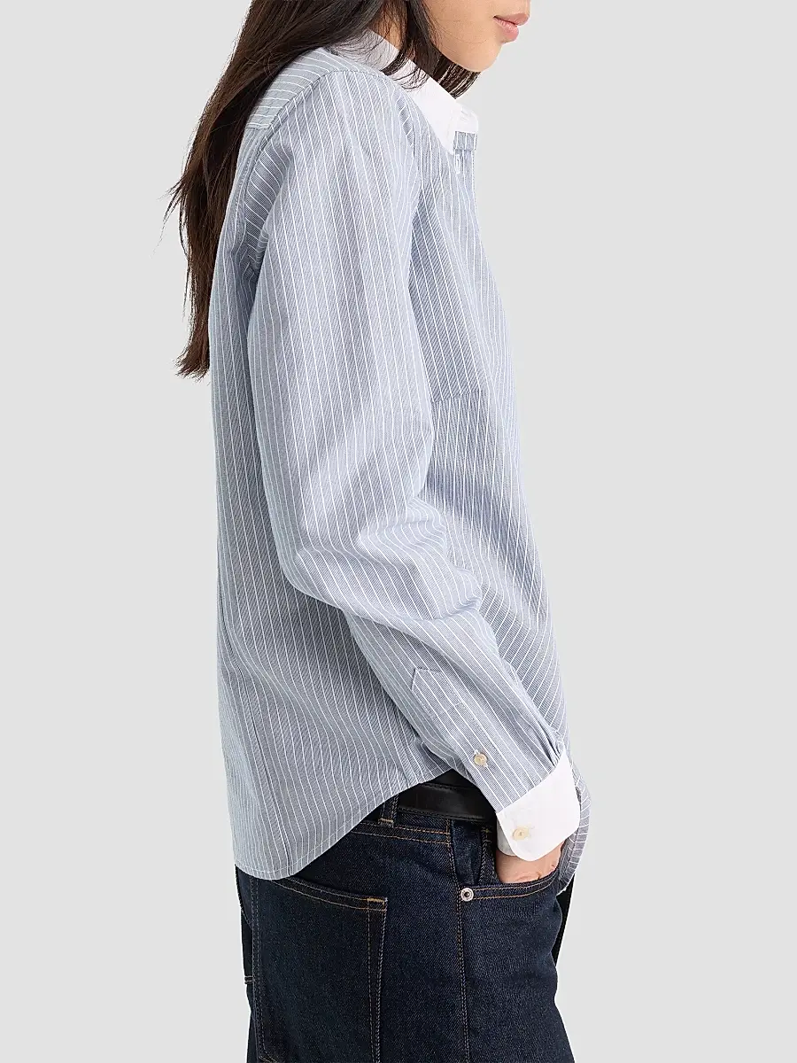 GOOD AMERICAN Women's The Oxford Contrast Shirt | Thumbnail 5 GOOD AMERICAN Women's The Oxford Contrast Shirt | Thumbnail 5