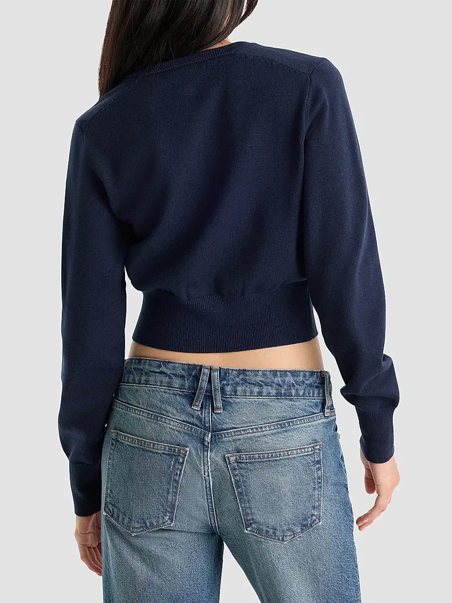 GOOD AMERICAN Women's The Fine Knit Cardigan | Thumbnail 3 GOOD AMERICAN Women's The Fine Knit Cardigan | Thumbnail 3