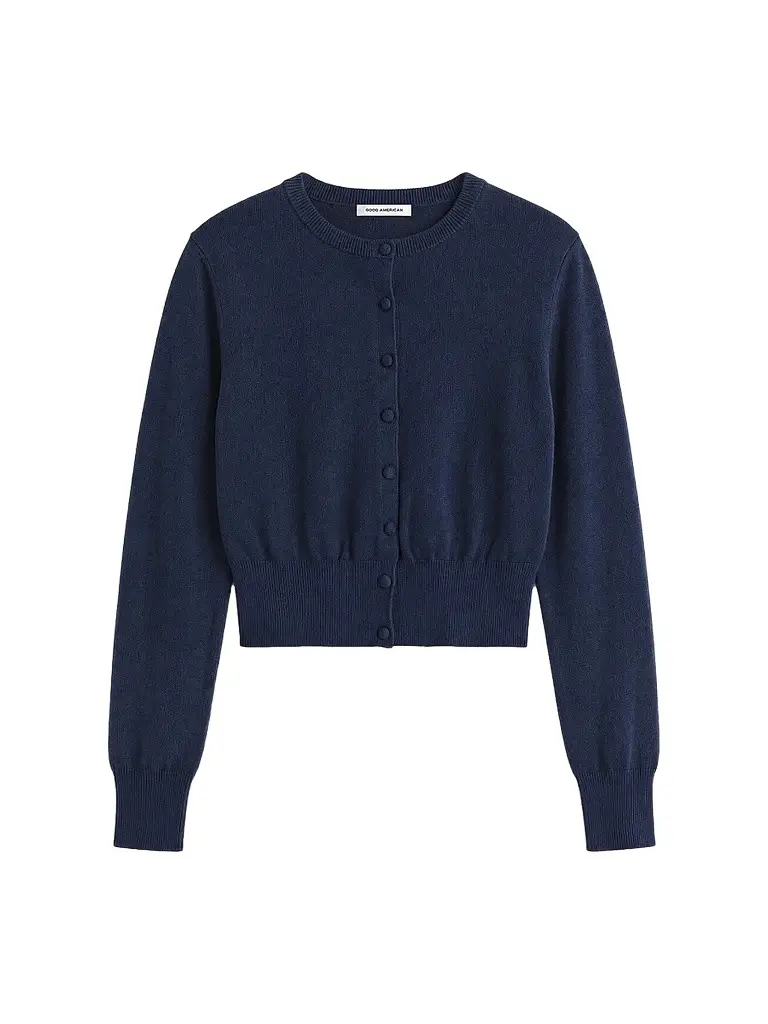 GOOD AMERICAN Women's The Fine Knit Cardigan