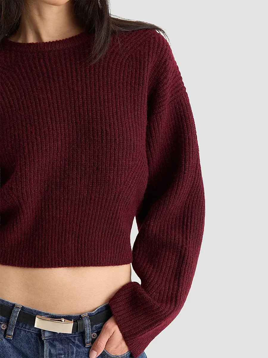 GOOD AMERICAN Women's The Chunky Knit Sweater | Thumbnail 5 GOOD AMERICAN Women's The Chunky Knit Sweater | Thumbnail 5