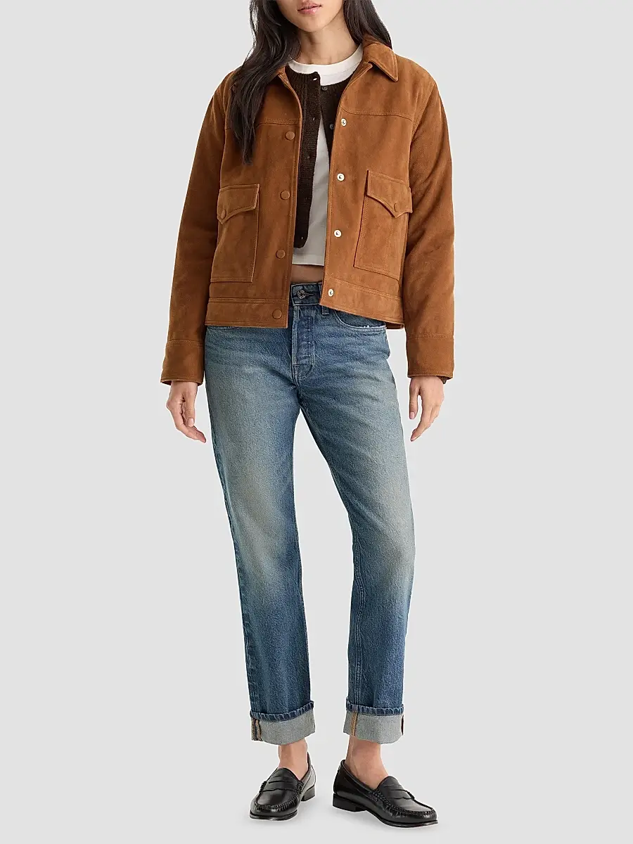 GOOD AMERICAN Women's Vintage Straight Ankle Jeans | Thumbnail 2 GOOD AMERICAN Women's Vintage Straight Ankle Jeans | Thumbnail 2