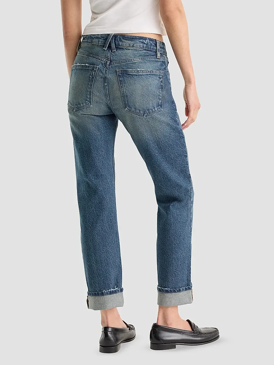 GOOD AMERICAN Women's Vintage Straight Ankle Jeans | Thumbnail 3 GOOD AMERICAN Women's Vintage Straight Ankle Jeans | Thumbnail 3