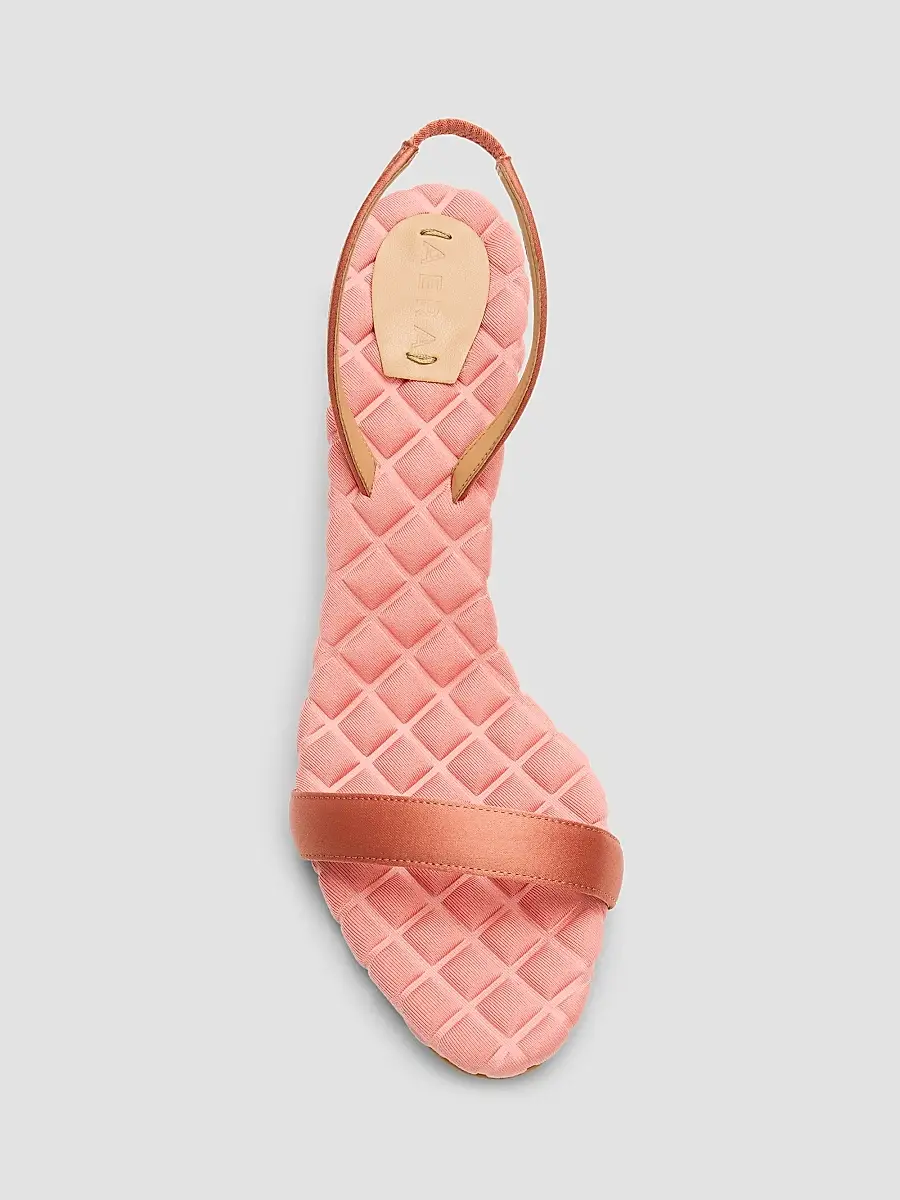 Aera Women's Claudia 70MM Satin Slingback Sandals | Thumbnail 3