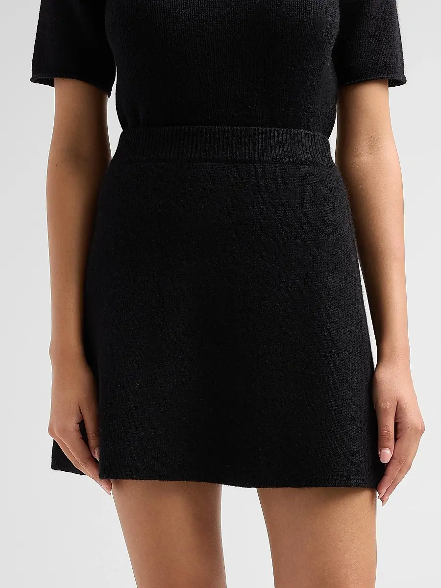 Lisa Yang Women's Clare Cashmere A-Line Miniskirt | Thumbnail 5 Lisa Yang Women's Clare Cashmere A-Line Miniskirt | Thumbnail 5