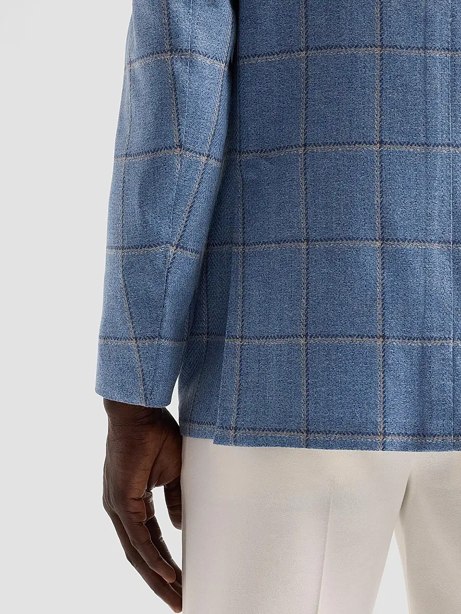 Sartorio Napoli Men's Heavy Plaid Wool-Cashmere Sport Coat | Thumbnail 8 Sartorio Napoli Men's Heavy Plaid Wool-Cashmere Sport Coat | Thumbnail 8