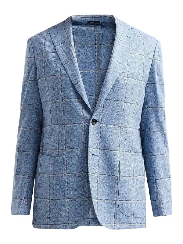 Men's Heavy Plaid Wool-Cashmere Sport Coat