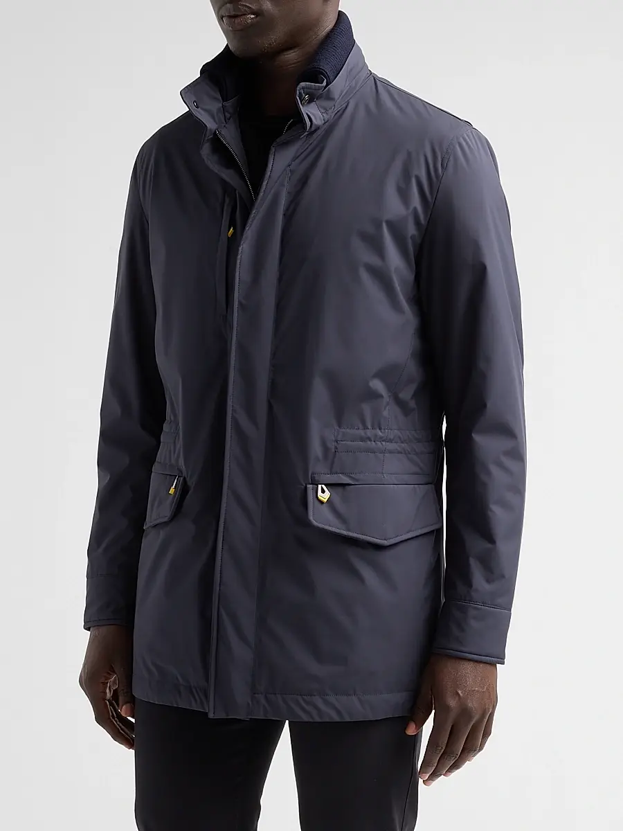 Sartorio Napoli Men's Nylon Safari Coat | Thumbnail 4 Sartorio Napoli Men's Nylon Safari Coat | Thumbnail 4