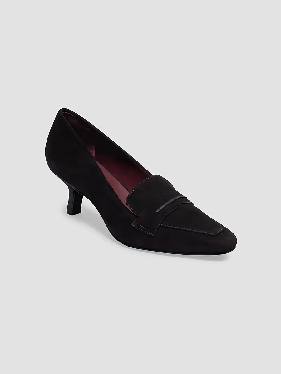 Bernardo Women's Safi Loafer Kitten Heel Pumps | Thumbnail 2 Bernardo Women's Safi Loafer Kitten Heel Pumps | Thumbnail 2