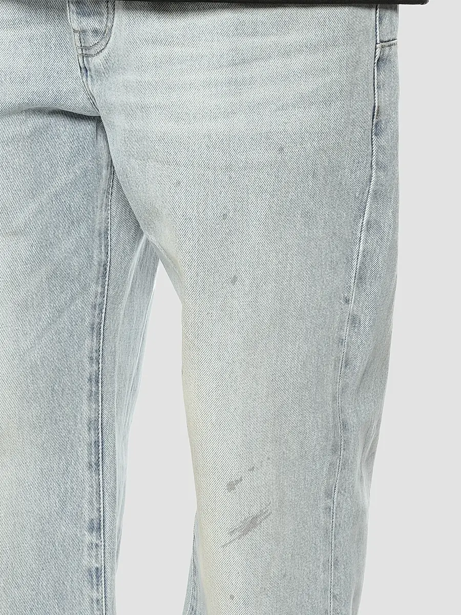 Purple Brand Men's Mechanic Dirty Cotton Straight-Leg Jeans | Thumbnail 3