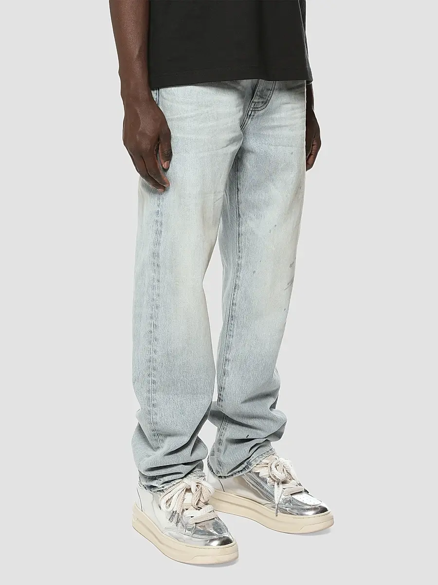Purple Brand Men's Mechanic Dirty Cotton Straight-Leg Jeans | Thumbnail 4