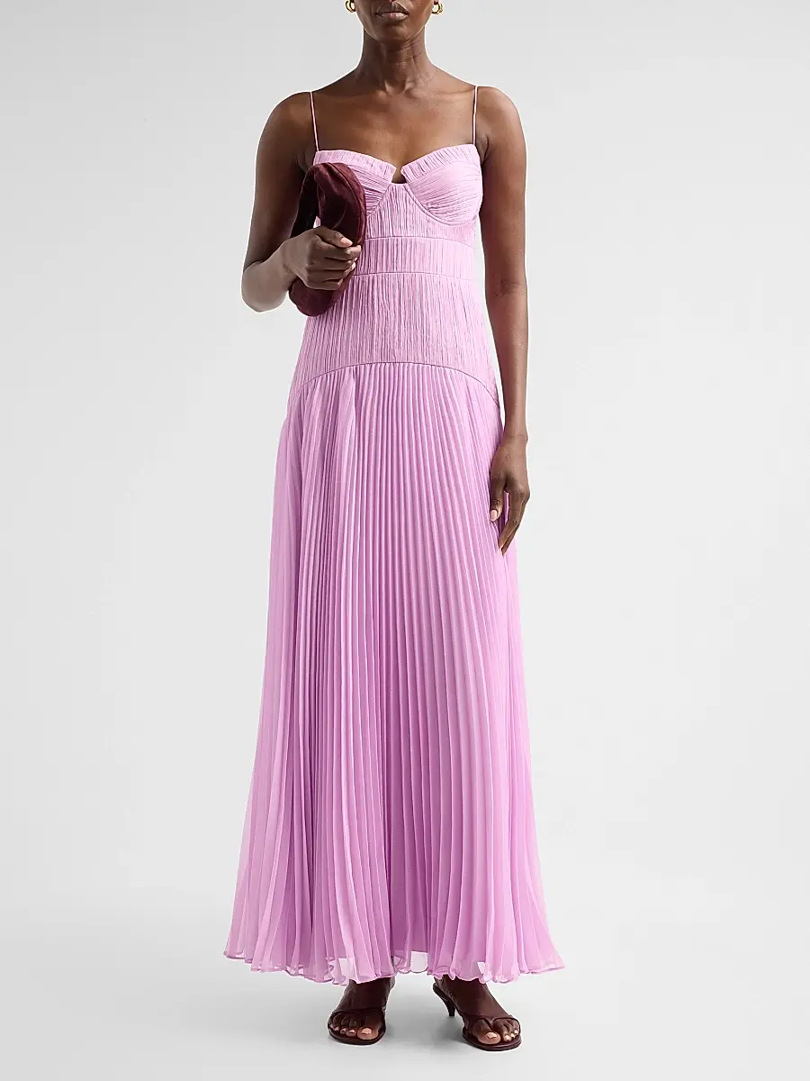 Amur Women's Saylor Pleated Gown | Thumbnail 2