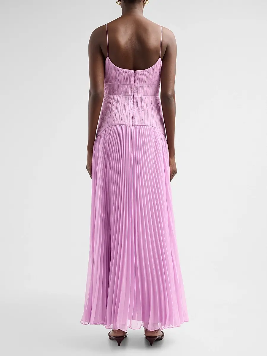 Amur Women's Saylor Pleated Gown | Thumbnail 3