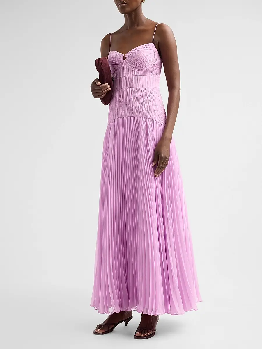 Amur Women's Saylor Pleated Gown | Thumbnail 4
