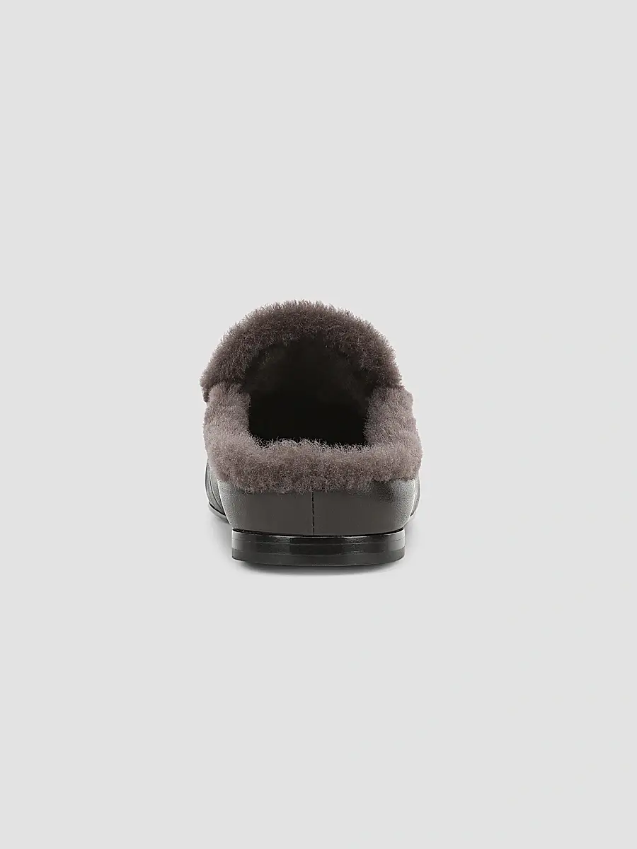 Vince Women's Tevin Shearling Suede Mules | Thumbnail 3 Vince Women's Tevin Shearling Suede Mules | Thumbnail 3