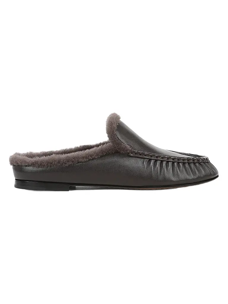 Vince Women's Tevin Shearling Suede Mules