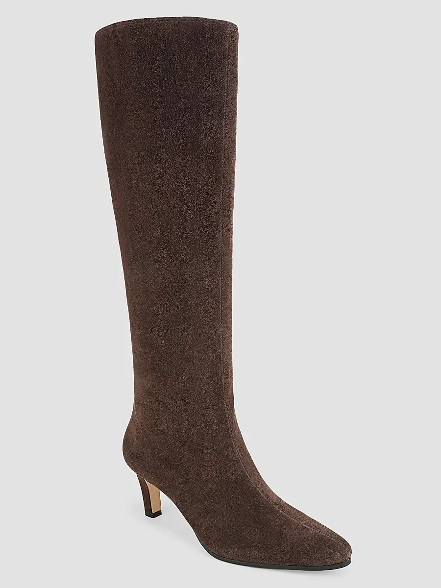 Veronica Beard Women's Aisla 60MM Suede Knee-High Boots | Thumbnail 2 Veronica Beard Women's Aisla 60MM Suede Knee-High Boots | Thumbnail 2