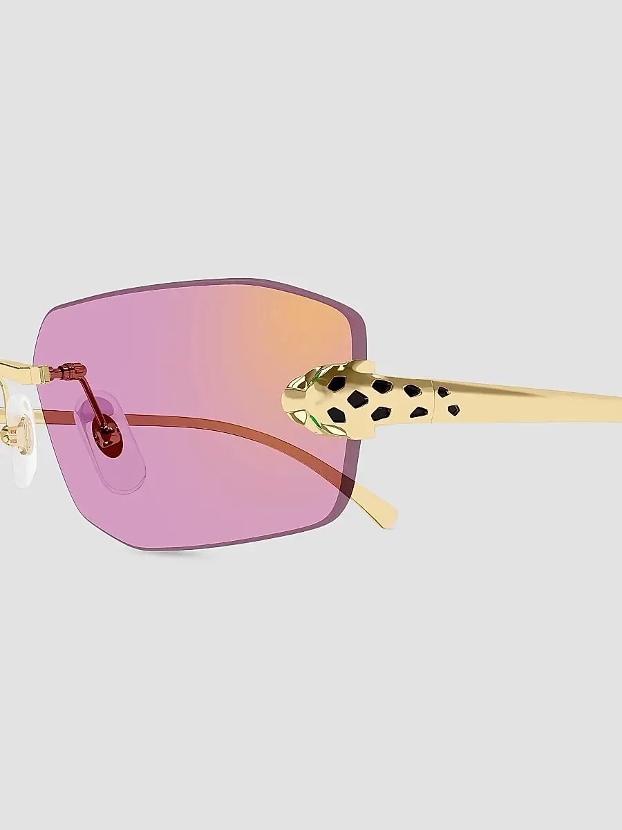 Cartier Women's Panthère Classic 56MM Rimless Sunglasses | Thumbnail 3 Cartier Women's Panthère Classic 56MM Rimless Sunglasses | Thumbnail 3