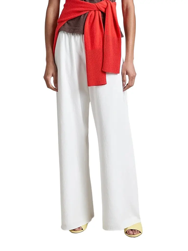 La Ligne Women's Cotton Colby Pants - White | Image 1 La Ligne Women's Cotton Colby Pants - White | Image 1