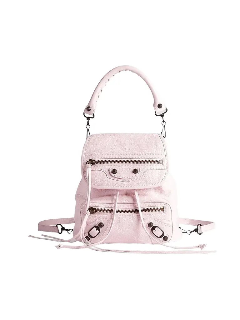 Balenciaga Women's Le City Mini Backpack - Petal Pink | Image 1 Balenciaga Women's Le City Mini Backpack - Petal Pink | Image 1