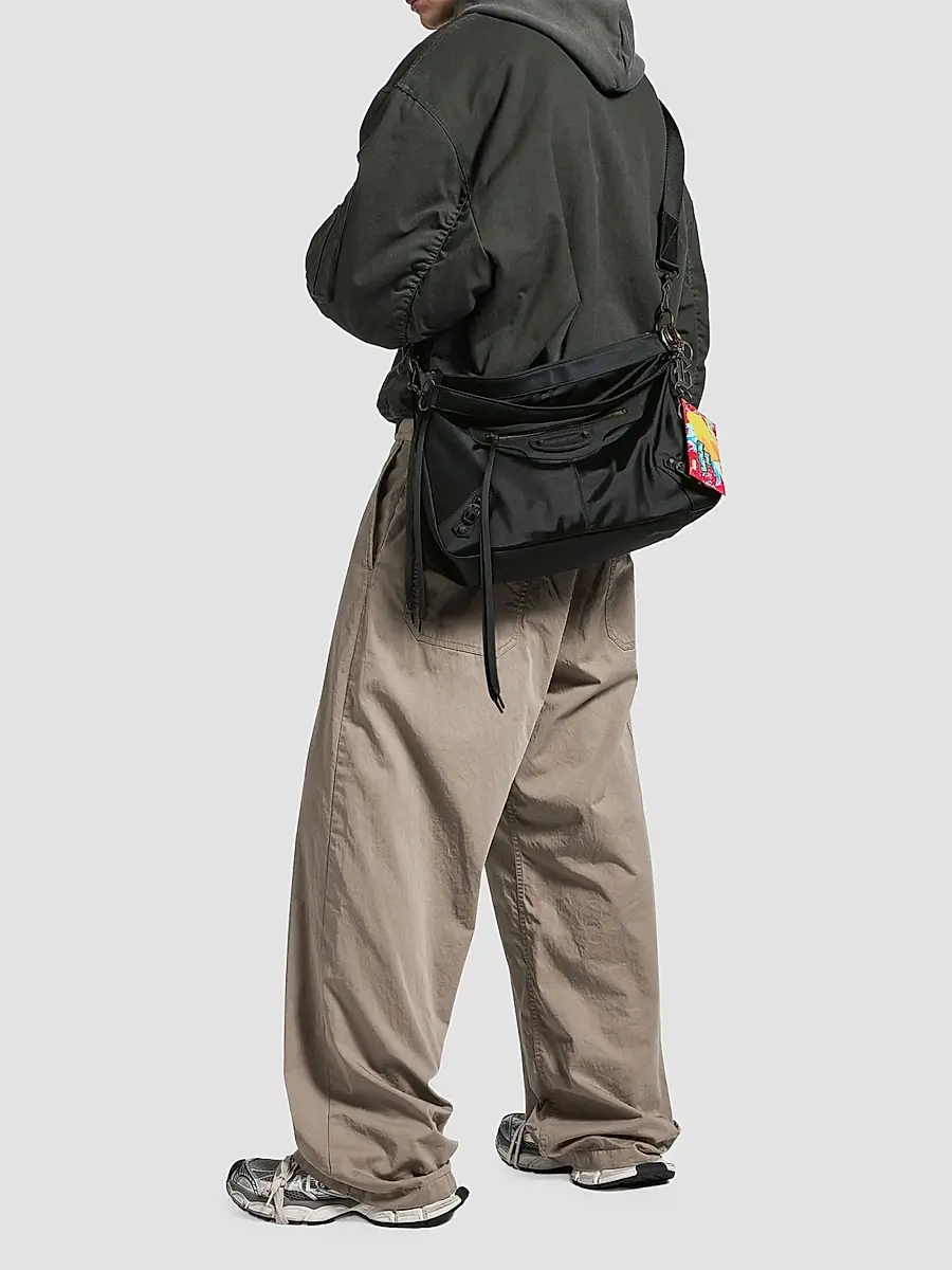 Balenciaga Men's Le City Moto Messenger Bag | Thumbnail 2 Balenciaga Men's Le City Moto Messenger Bag | Thumbnail 2