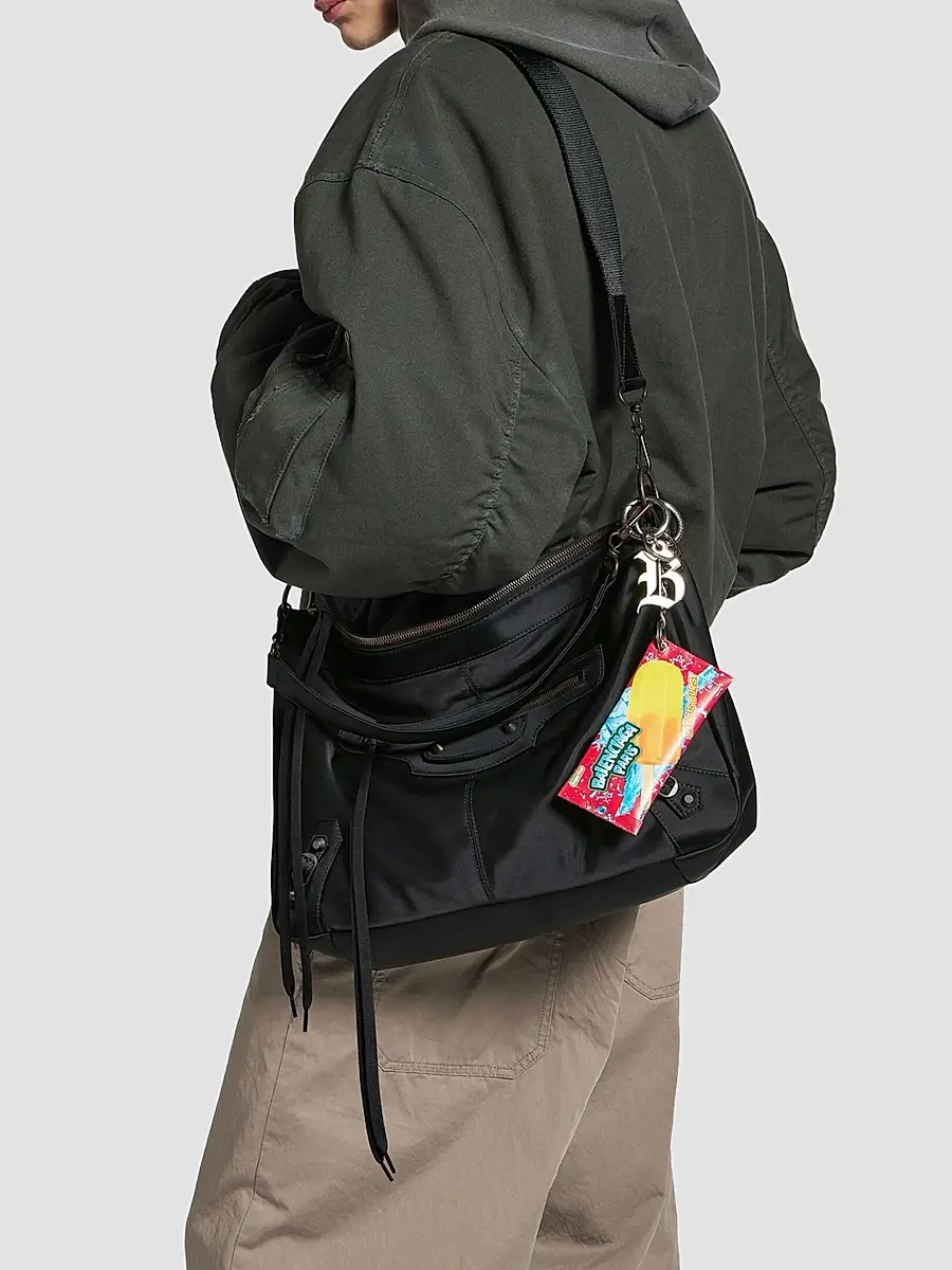 Balenciaga Men's Le City Moto Messenger Bag | Thumbnail 3 Balenciaga Men's Le City Moto Messenger Bag | Thumbnail 3